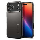 Spigen iPhone 17 Pro Max -suojakuori Tough Armor T MagFit Gunmetal