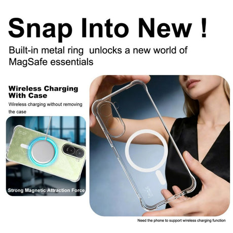 Lc.Imeeke Xiaomi Redmi A7 Pro Kotelo Airbag MagSafe Kirkas