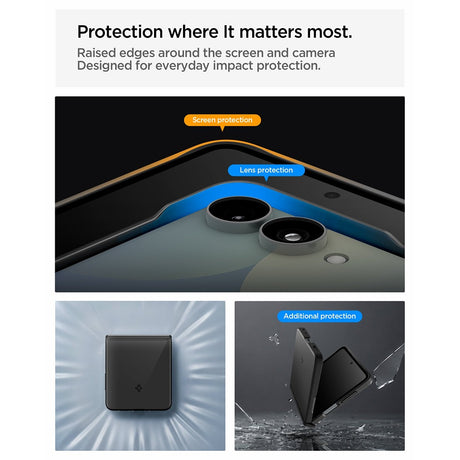 Spigen Samsung Galaxy Z Flip 8 Kuori Air Fit Pro MagFit Musta