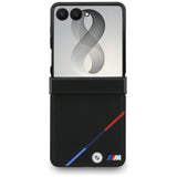 BMW Samsung Galaxy Z Flip 8 Kuori Tricolor Stripe Musta