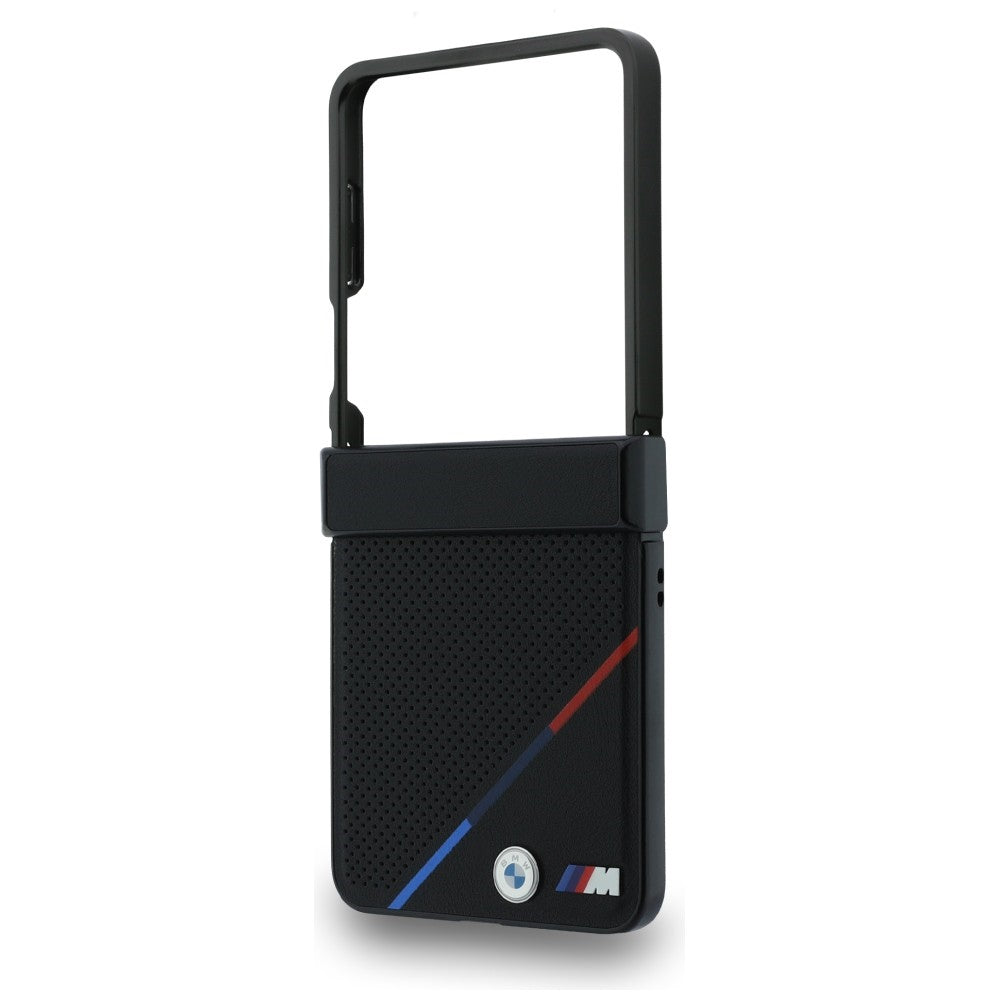 BMW Samsung Galaxy Z Flip 8 Kuori Tricolor Stripe Musta