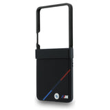 BMW Samsung Galaxy Z Flip 8 Kuori Tricolor Stripe Musta
