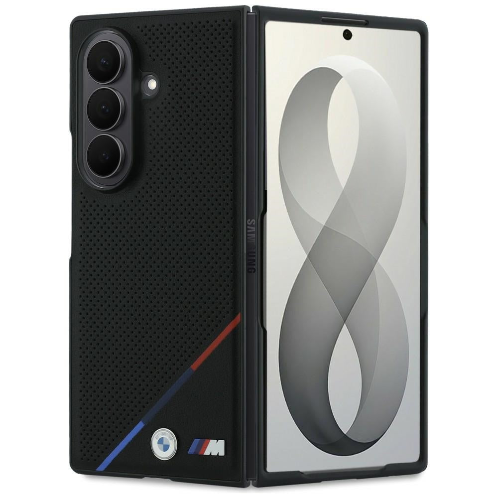 BMW Samsung Galaxy Z Fold 8 Ultra Kuori Tricolor Stripe Musta