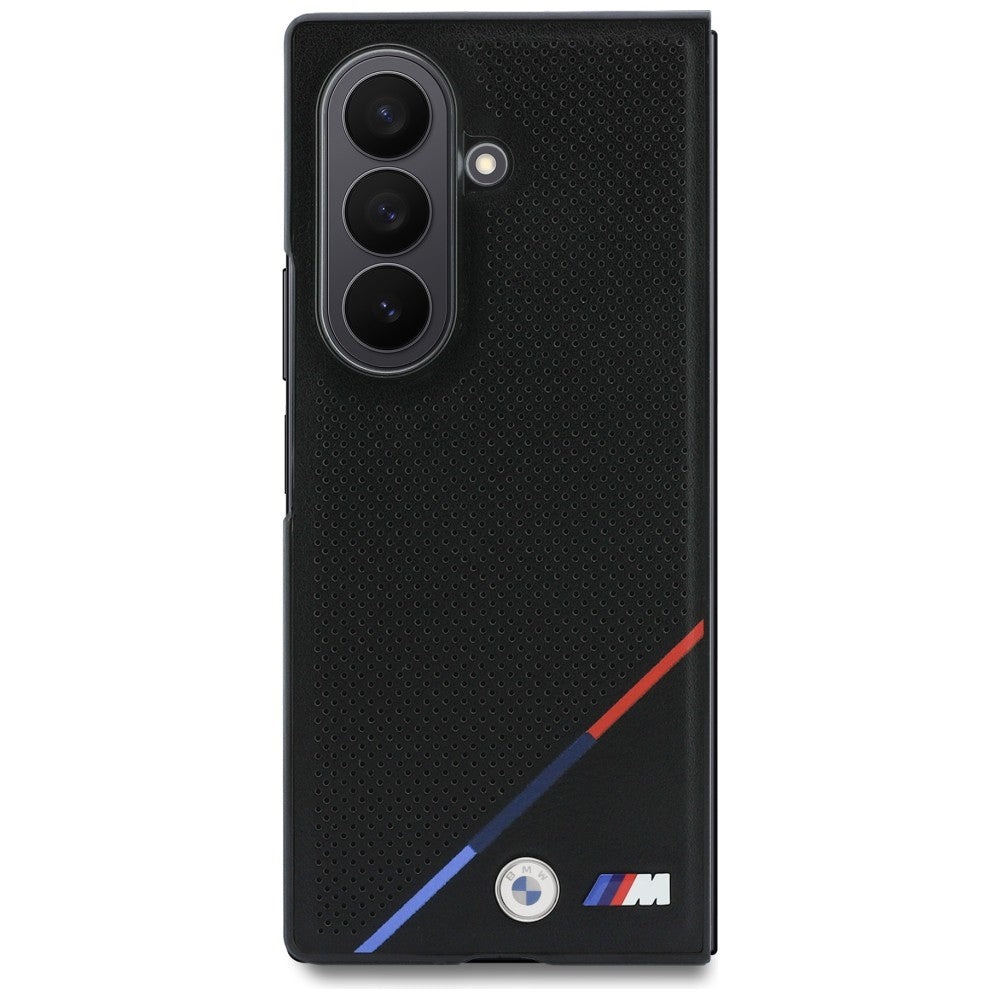 BMW Samsung Galaxy Z Fold 8 Ultra Kuori Tricolor Stripe Musta