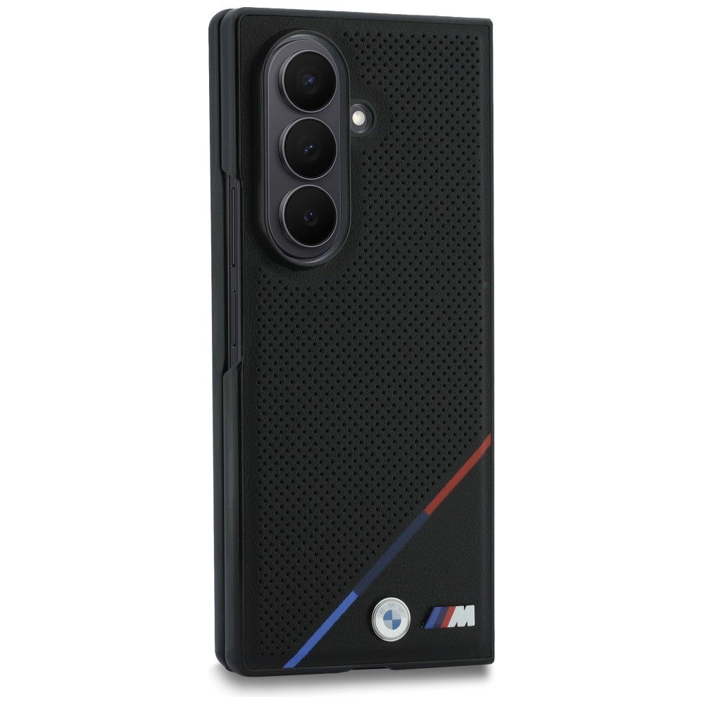 BMW Samsung Galaxy Z Fold 8 Ultra Kuori Tricolor Stripe Musta