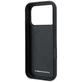 BMW iPhone 18 Pro Kuori M Carbon Metal Logo Musta