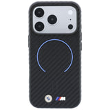 BMW iPhone 17 Pro Max/iPhone 18 Pro Max Kuori M Carbon Printed Ring Musta