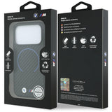 BMW iPhone 17 Pro Max/iPhone 18 Pro Max Kuori M Carbon Printed Ring Musta