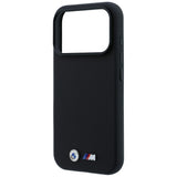BMW iPhone 17 Pro/iPhone 18 Pro Kuori M Quadrille Kevlar Metallilogo Musta
