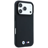BMW iPhone 17 Pro Max/iPhone 18 Pro Max Kuori M Quadrille Kevlar Metal Logo Musta