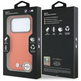 BMW iPhone 17 Pro/iPhone 18 Pro Kuori M Quadrille Kevlar Metallilogo Oranssi