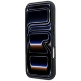 BMW iPhone 17 Pro/iPhone 18 Pro Kuori M Quadrille Kevlar Kolmiväriset raidat Musta