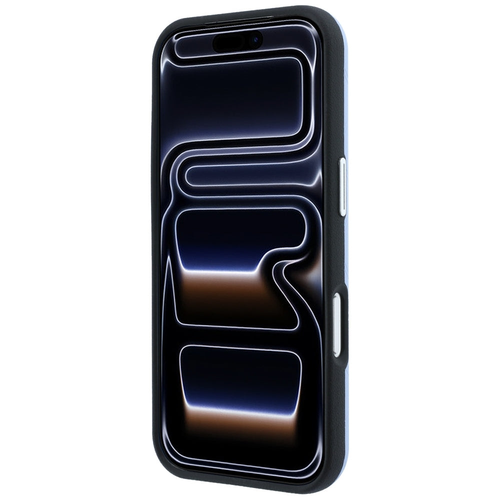 BMW iPhone 17 Pro/iPhone 18 Pro Kuori Debossed tikattu Sininen