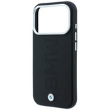 BMW iPhone 17 Pro/iPhone 18 Pro Kuori Centered Deboss Musta