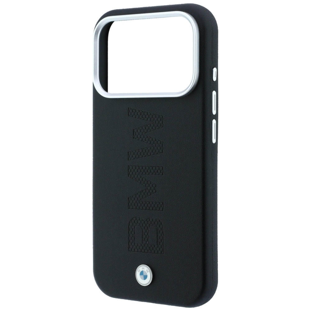 BMW iPhone 17 Pro Max/iPhone 18 Pro Max Kuori Centered Deboss Musta