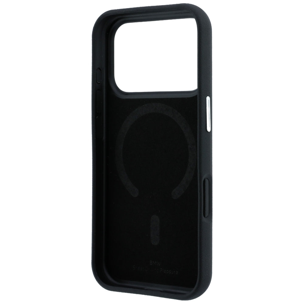 BMW iPhone 17 Pro Max/iPhone 18 Pro Max Kuori Centered Deboss Musta