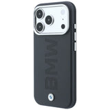 BMW iPhone 17 Pro/iPhone 18 Pro Kuori Centered Deboss Harmaa