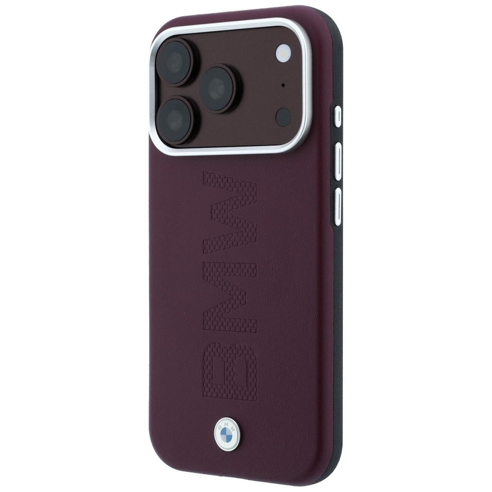 BMW iPhone 17 Pro Max/iPhone 18 Pro Max Kuori Centered Deboss Burgundy