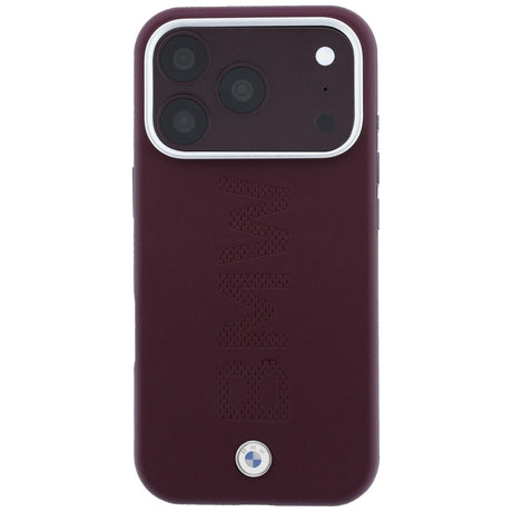 BMW iPhone 17 Pro Max/iPhone 18 Pro Max Kuori Centered Deboss Burgundy