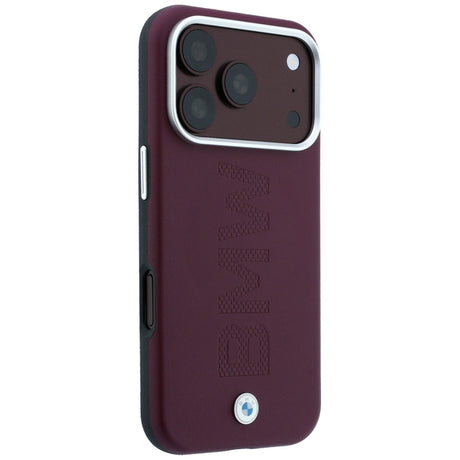 BMW iPhone 17 Pro Max/iPhone 18 Pro Max Kuori Centered Deboss Burgundy