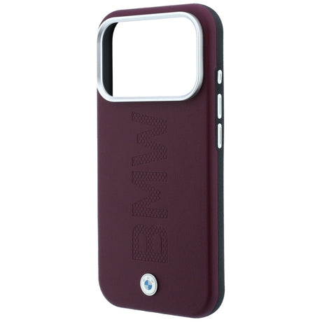 BMW iPhone 17 Pro Max/iPhone 18 Pro Max Kuori Centered Deboss Burgundy