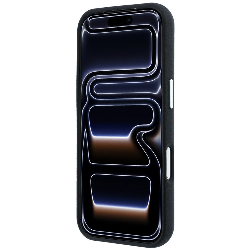BMW iPhone 17 Pro/iPhone 18 Pro Kuori Inclined Deboss Musta