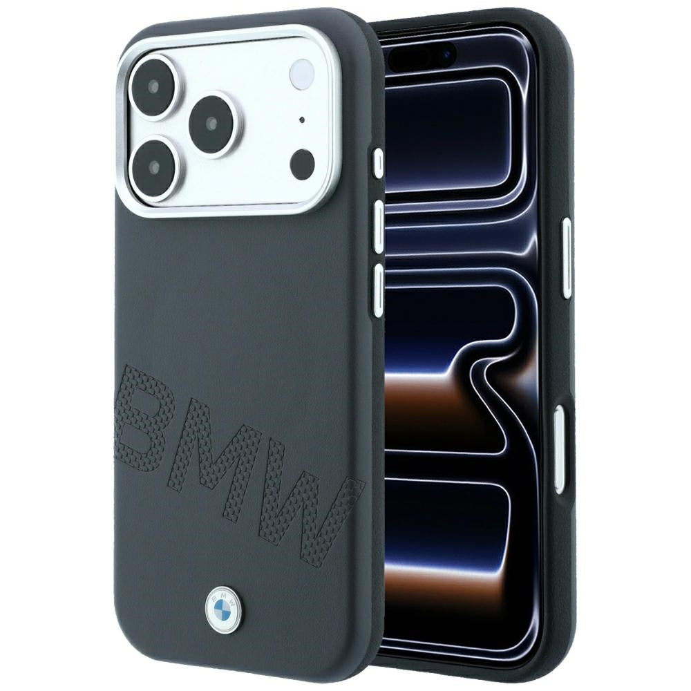 BMW iPhone 17 Pro/iPhone 18 Pro Kuori Inclined Deboss Harmaa