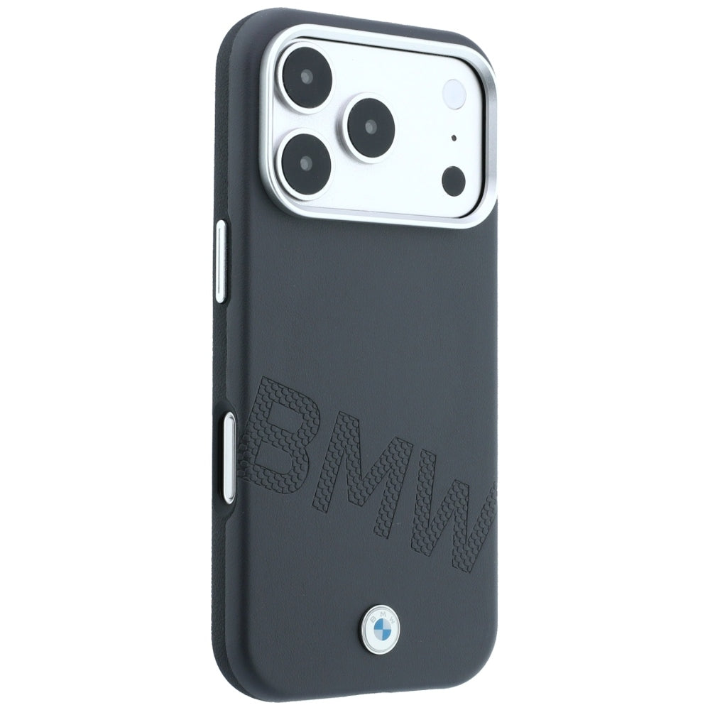 BMW iPhone 17 Pro/iPhone 18 Pro Kuori Inclined Deboss Harmaa