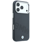 BMW iPhone 17 Pro/iPhone 18 Pro Kuori Inclined Deboss Harmaa