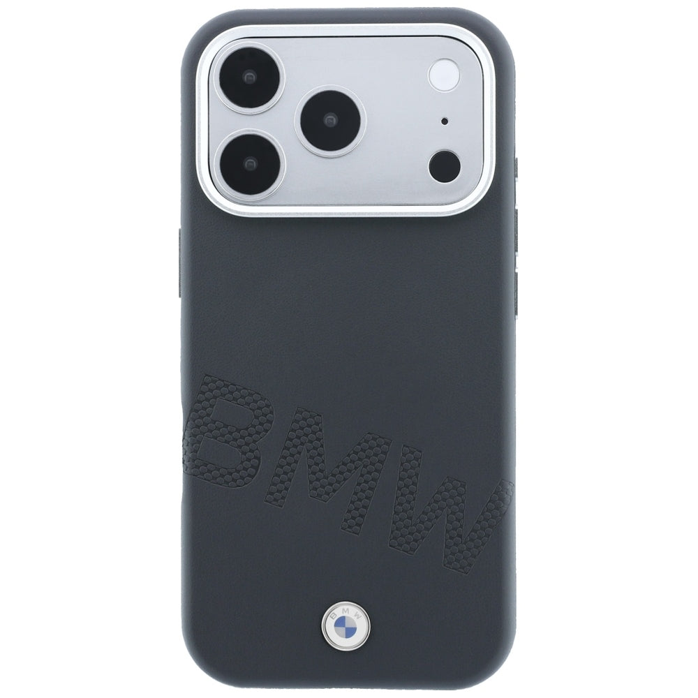 BMW iPhone 17 Pro Max/iPhone 18 Pro Max Kuori Inclined Deboss Harmaa