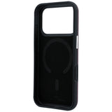 BMW iPhone 17 Pro/iPhone 18 Pro Kuori viistolla upotetulla burgundinpunaisella kuvioinnilla
