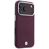BMW iPhone 17 Pro Max/iPhone 18 Pro Max Kuori Inclined Deboss Burgundy