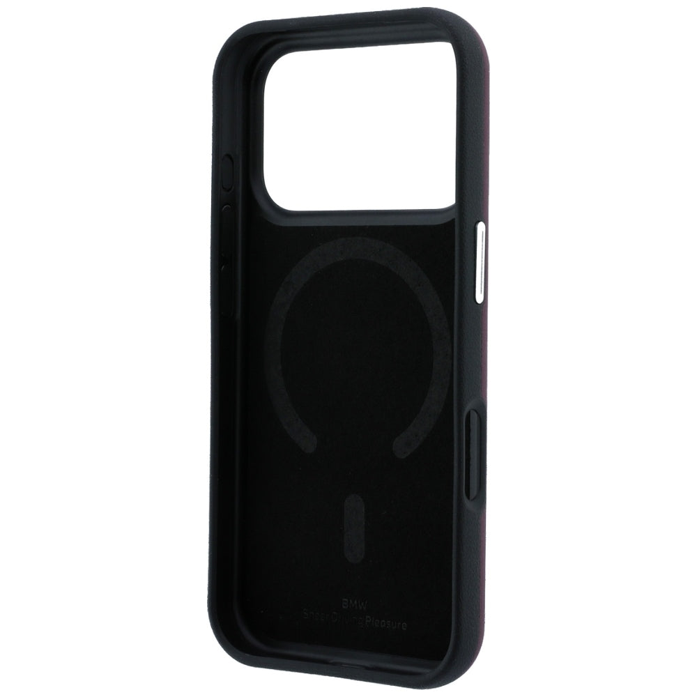 BMW iPhone 17 Pro Max/iPhone 18 Pro Max Kuori Inclined Deboss Burgundy