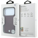 BMW iPhone 17 Pro Max/iPhone 18 Pro Max Kuori Inclined Deboss Burgundy
