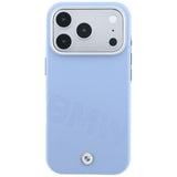 BMW iPhone 17 Pro/iPhone 18 Pro Kuori Inclined Deboss Sininen