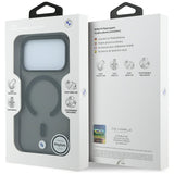 BMW iPhone 17 Pro Max/iPhone 18 Pro Max Kuori Frosted Metal Logo Musta
