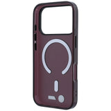 BMW iPhone 17 Pro Max/iPhone 18 Pro Max Kuori M Frosted Metal Logo Burgundy