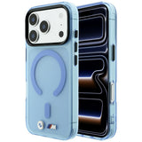 BMW iPhone 17 Pro/iPhone 18 Pro Kuori M Frosted Metal Logo Sininen