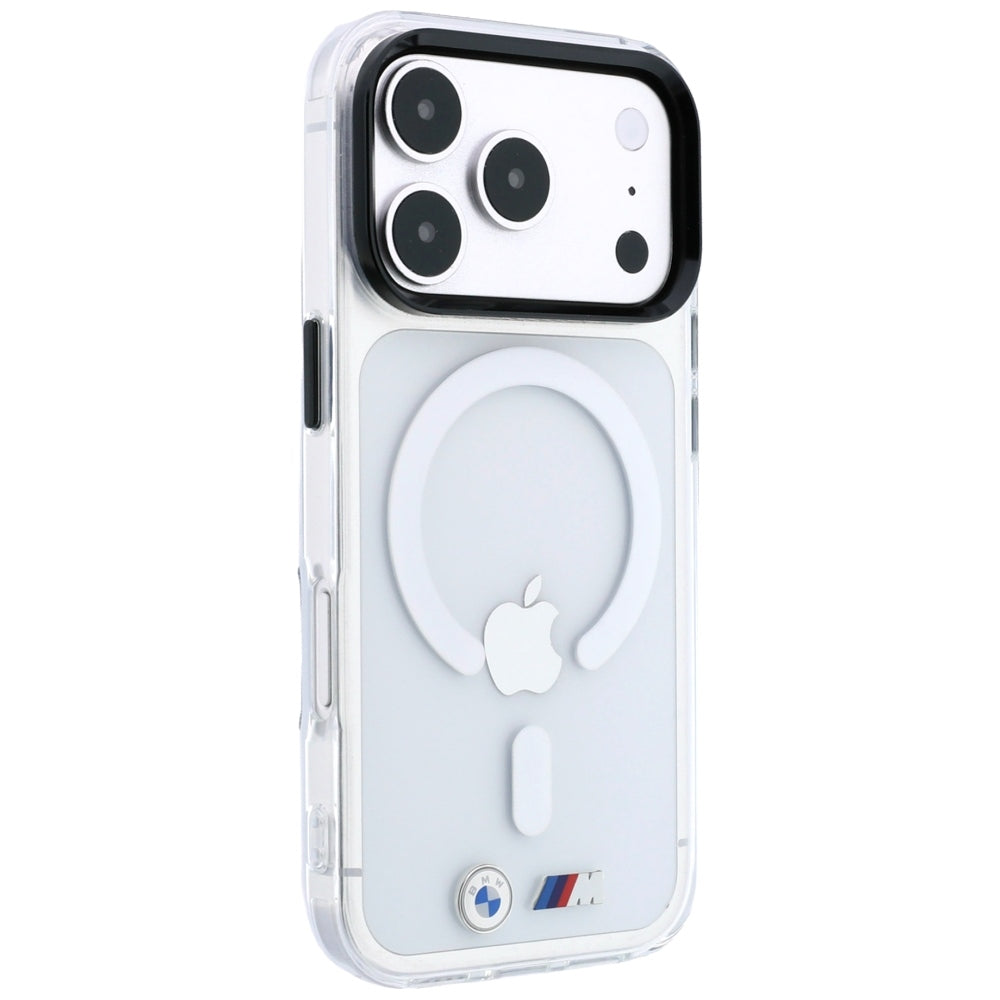 BMW iPhone 17 Pro/iPhone 18 Pro Kuori M Kiiltävä metallilogo Kirkas