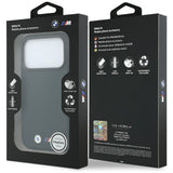 BMW iPhone 17 Pro/iPhone 18 Pro Kuori M Quadrille Kevlar Metallilogo Laivastonsininen