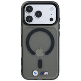 BMW iPhone 17 Pro/iPhone 18 Pro Kuori M Kiiltävä metallilogo Musta