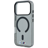 BMW iPhone 17 Pro/iPhone 18 Pro Kuori M Kiiltävä metallilogo Musta