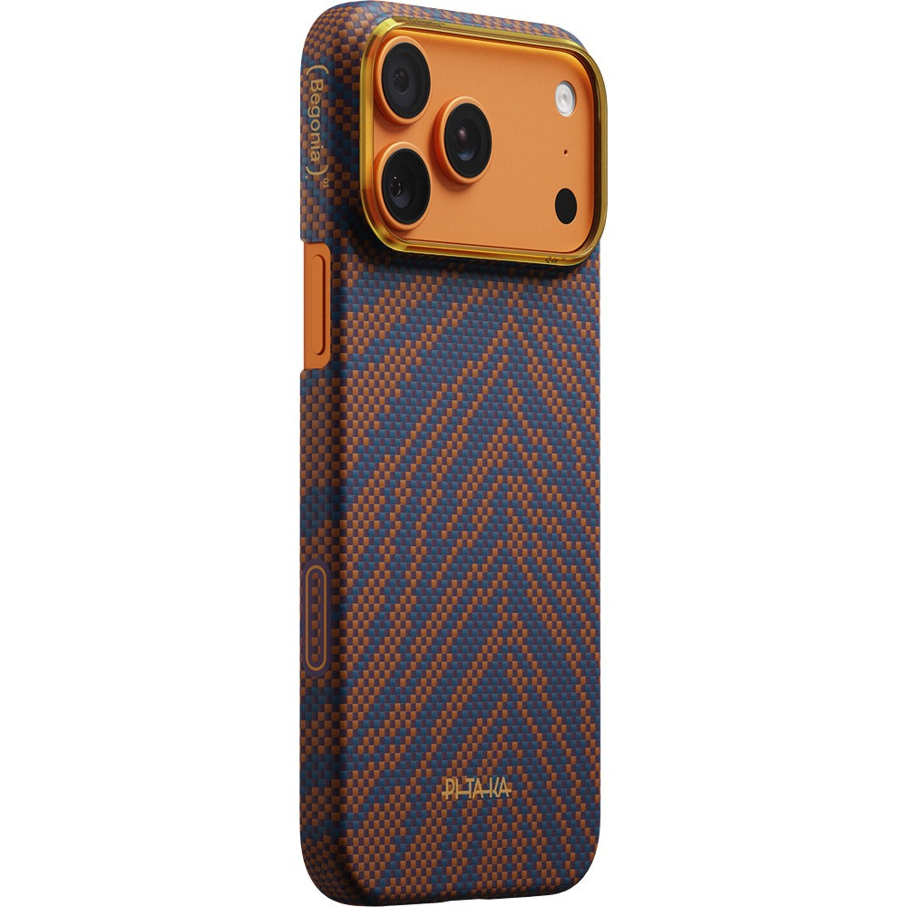 Pitaka iPhone 17 Pro Max Kuori Edge MagSafe Burning Oranssi