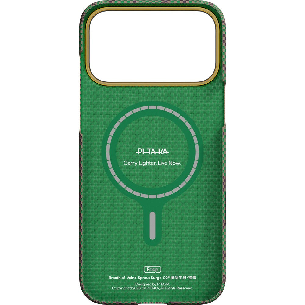 Pitaka iPhone 17 Pro Kuori Edge MagSafe Sprout Surge