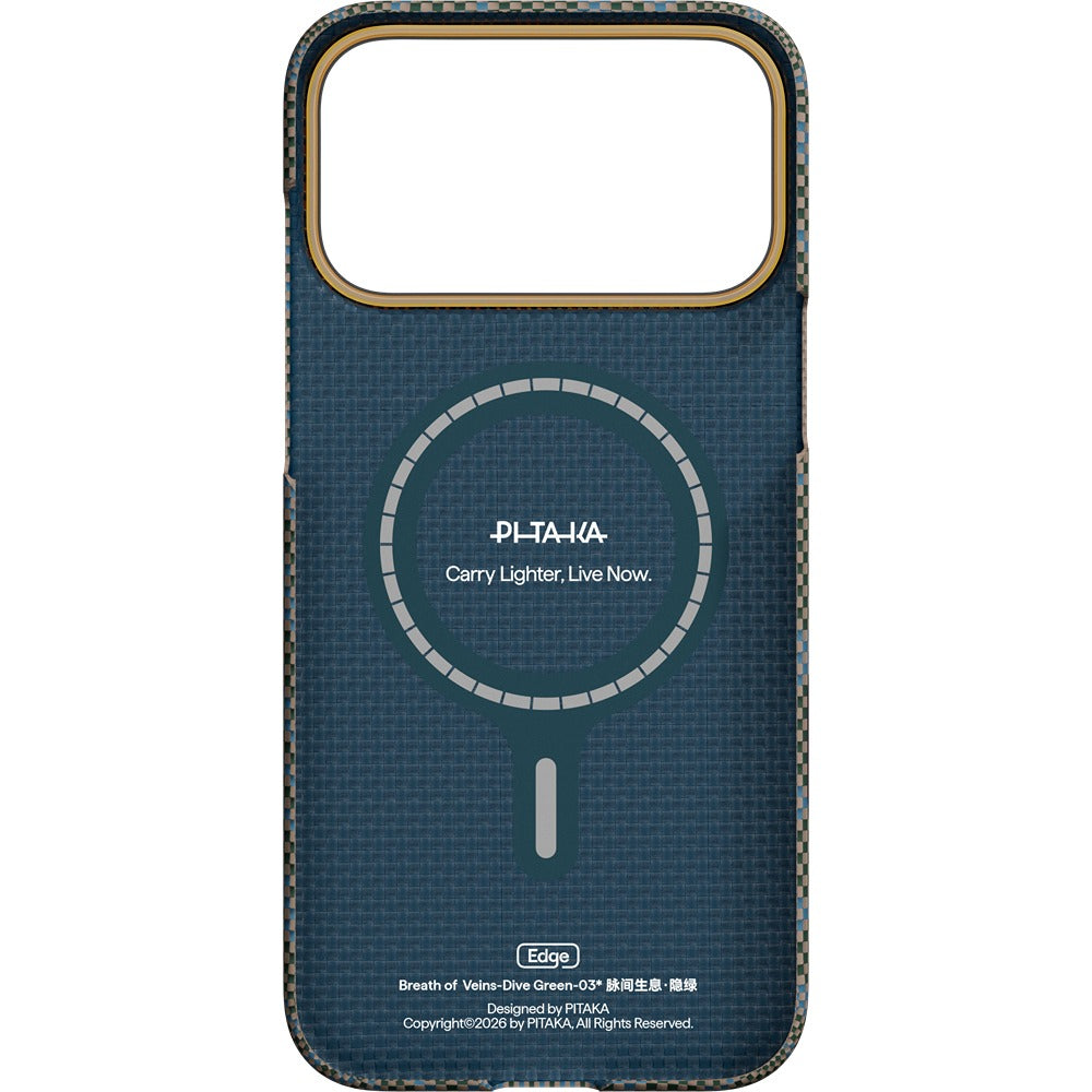 Pitaka iPhone 17 Pro Max Kuori Edge MagSafe Dive Green