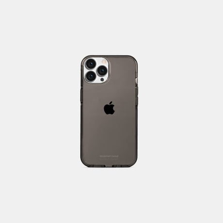 MobileFriend iPhone 12/iPhone 12 Pro Skal Seethrough Svart