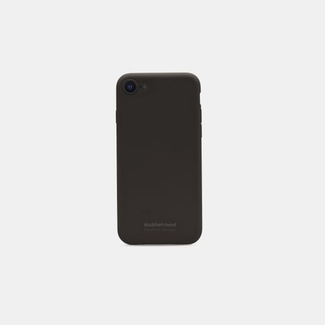 MobileFriend iPhone 7/8/SE Skal Silikon Svart