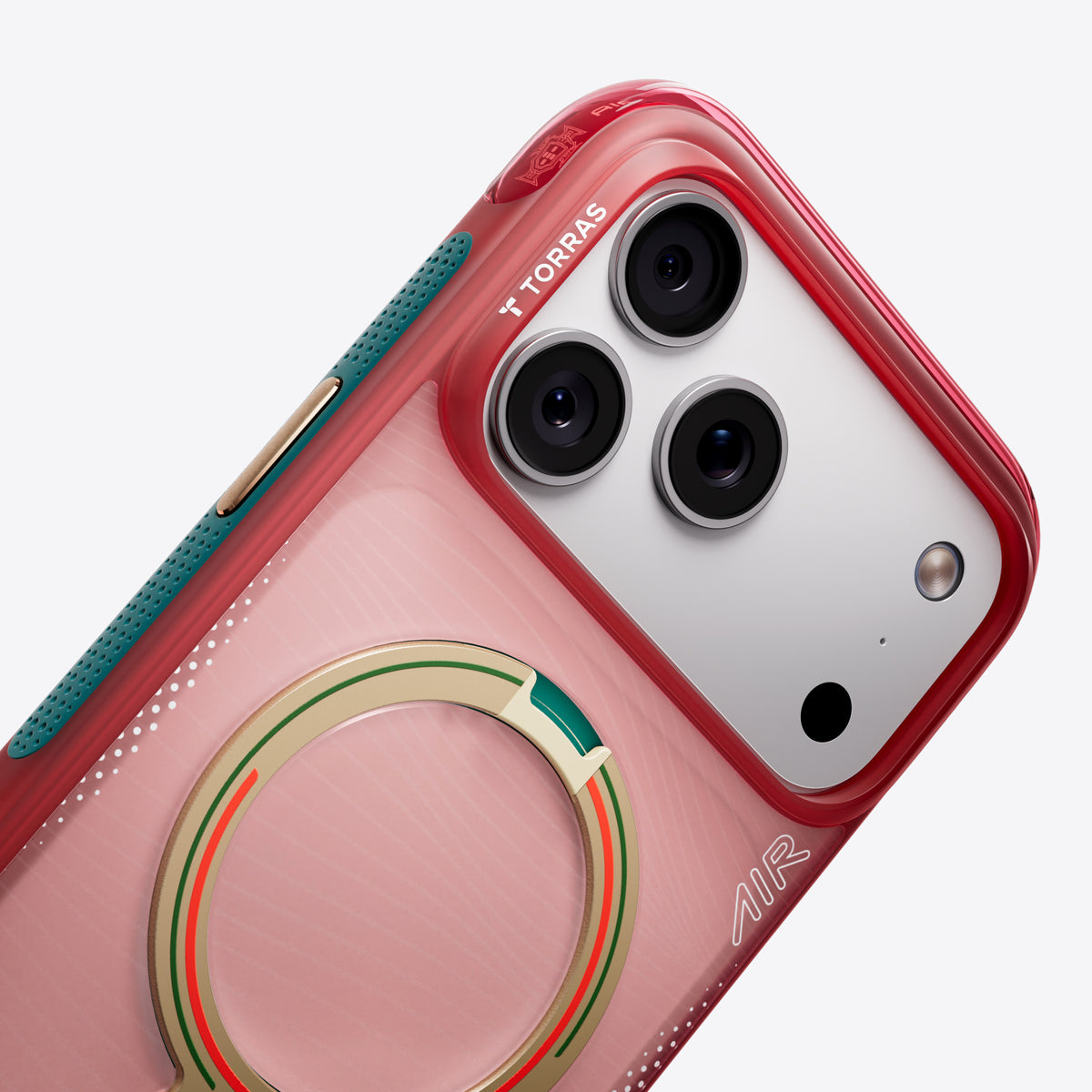 Torras iPhone 17 Pro Kuori Ostand Q3 Air Portugal Wave of Passion