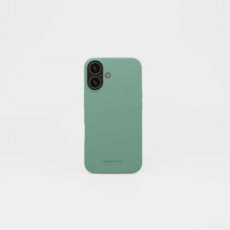 MobileFriend iPhone 16 Skal Silikon Cozy Green