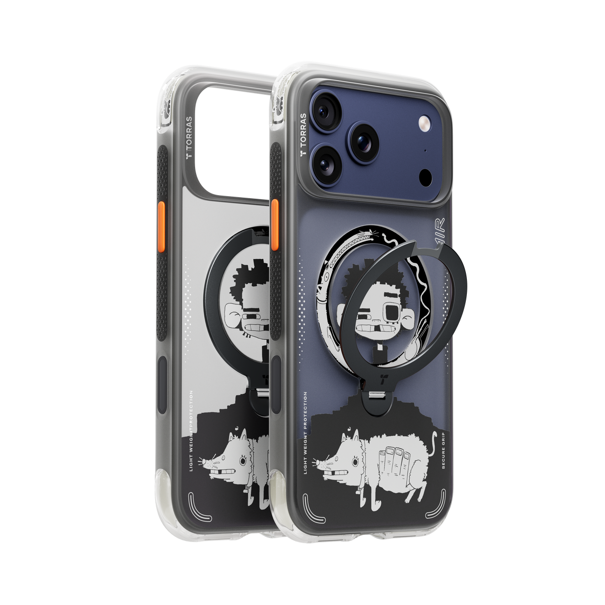 Torras iPhone 17 Pro Kuori Ostand Q3 Air Gawx Dawnbreak Guard